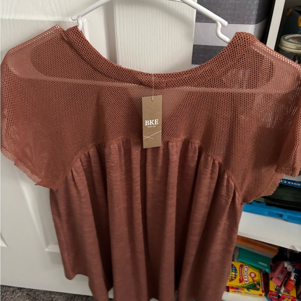 BKE Women's Brown Top